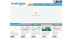 Desktop Screenshot of medevolutioninc.com